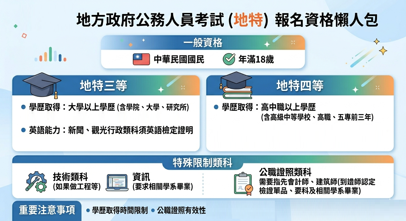 地方特考報名資格