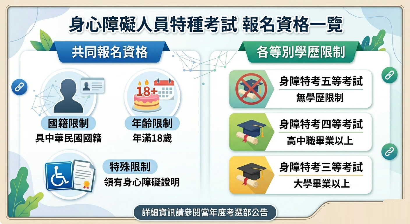 身障特考報名資格