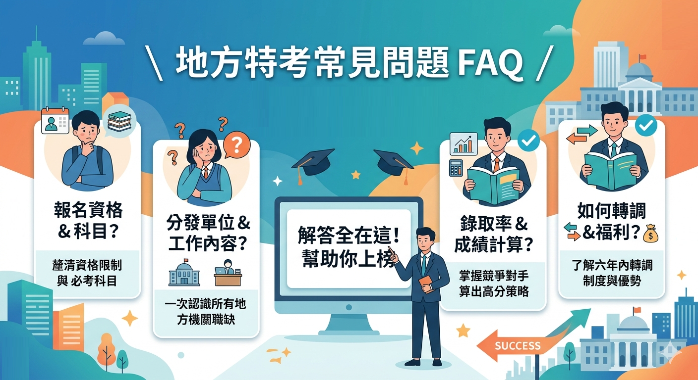 地方特考常見問題