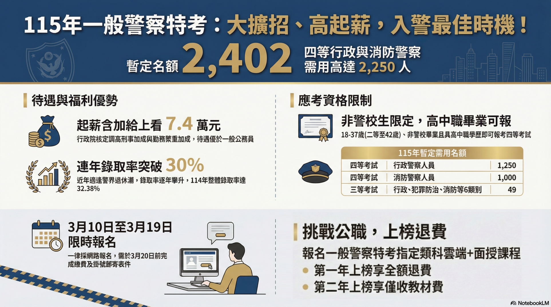 115一般警察特考重點整理