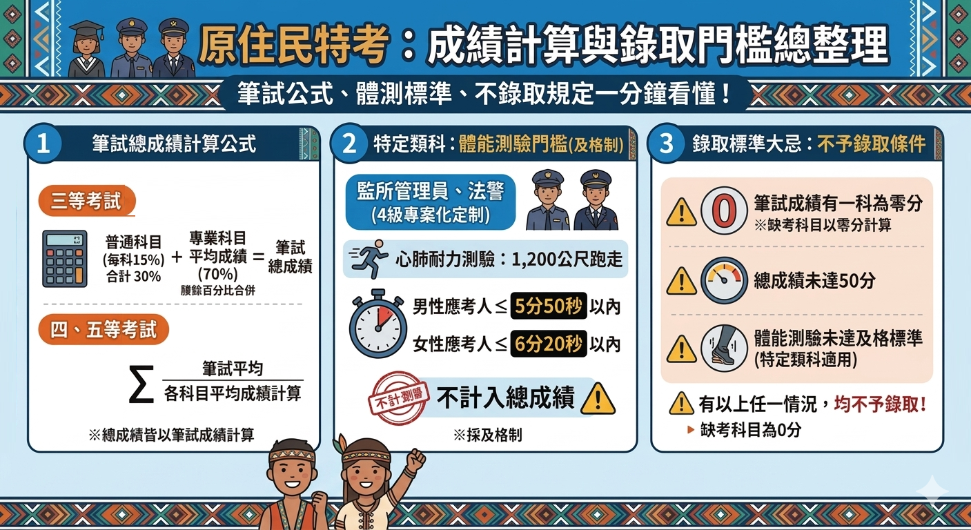 原住民特考考試科目
