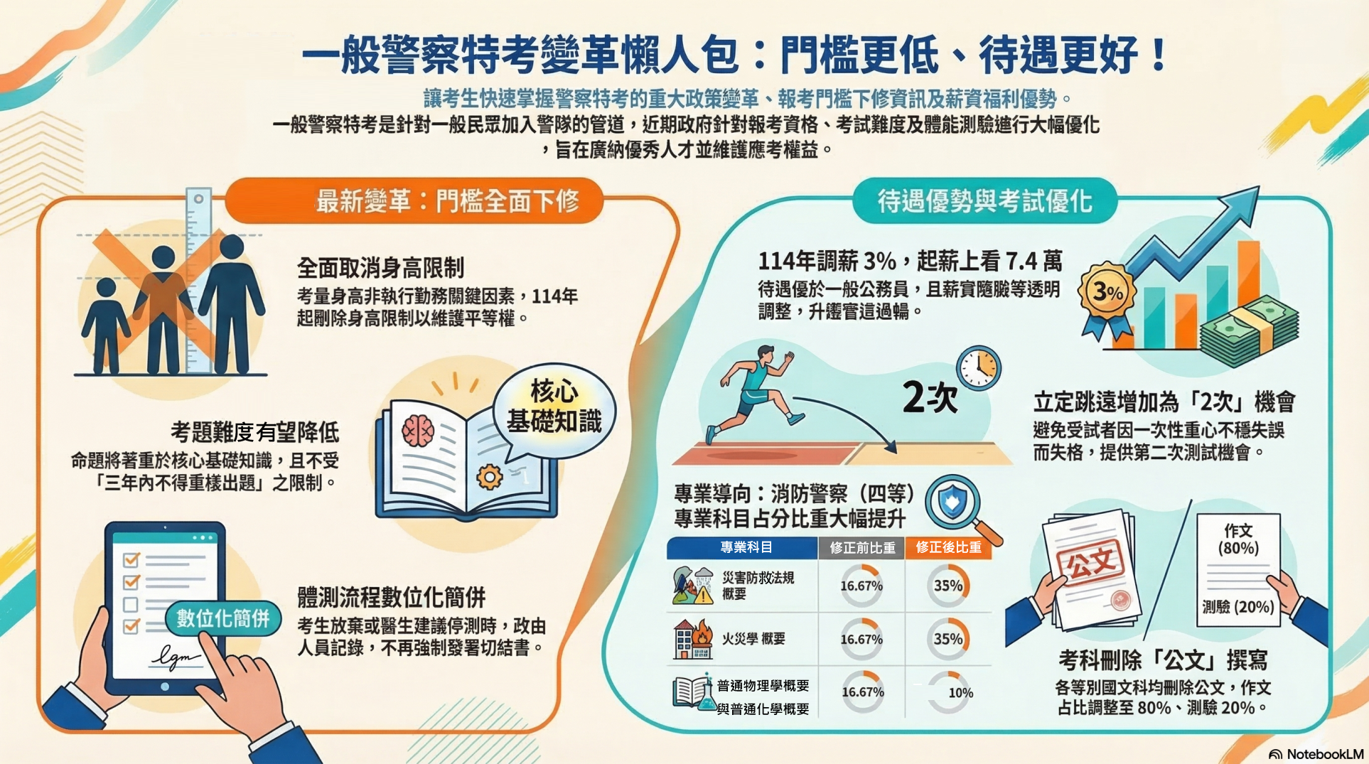 一般警察特考變革