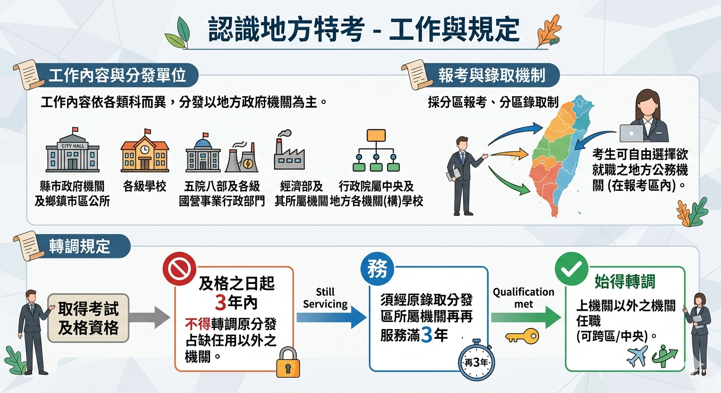 地方特考工作內容