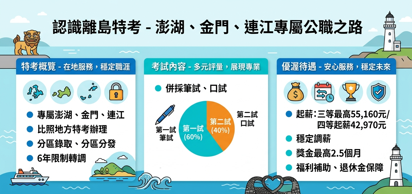 離島特考考試資訊