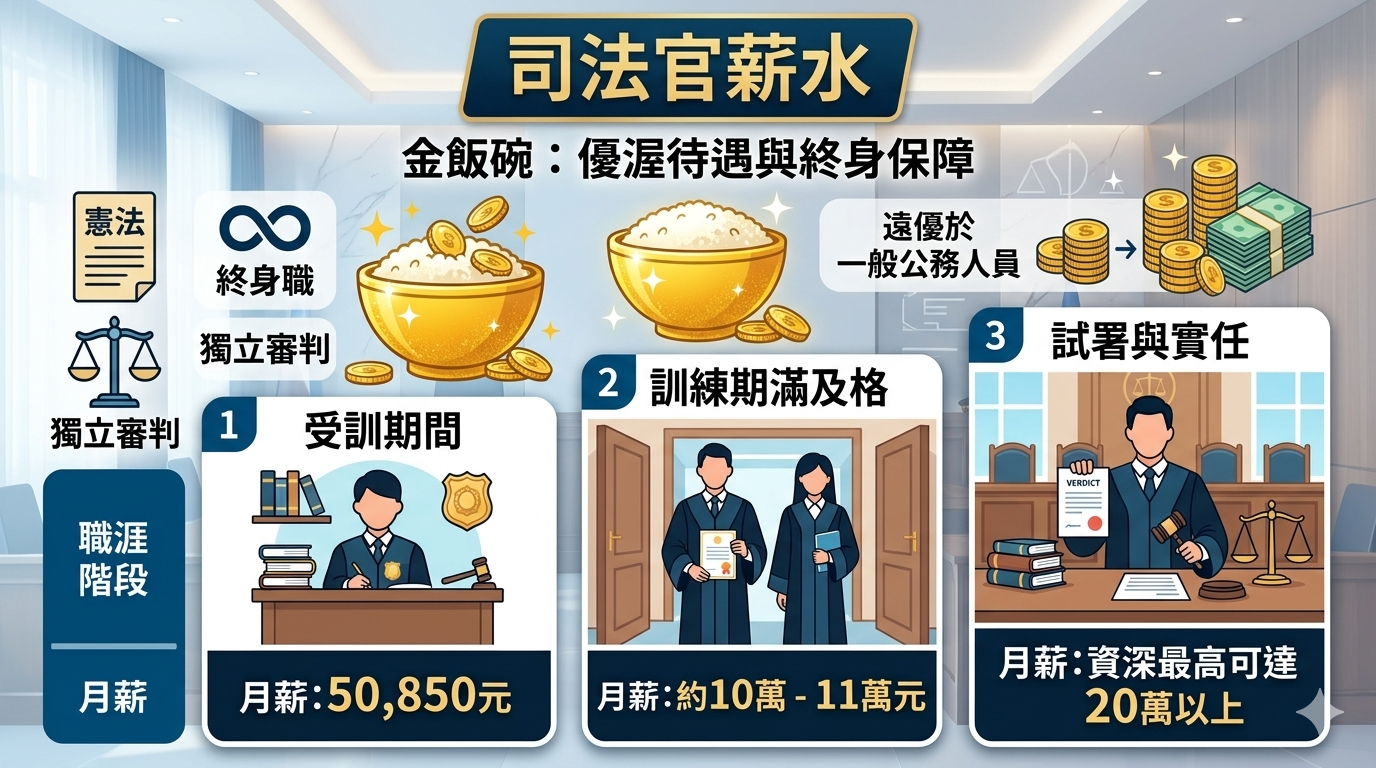 司法官薪水