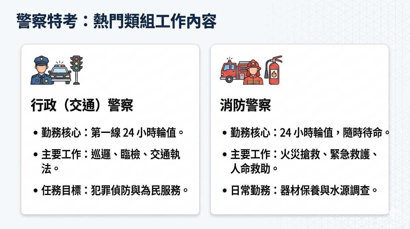 警察特考工作內容